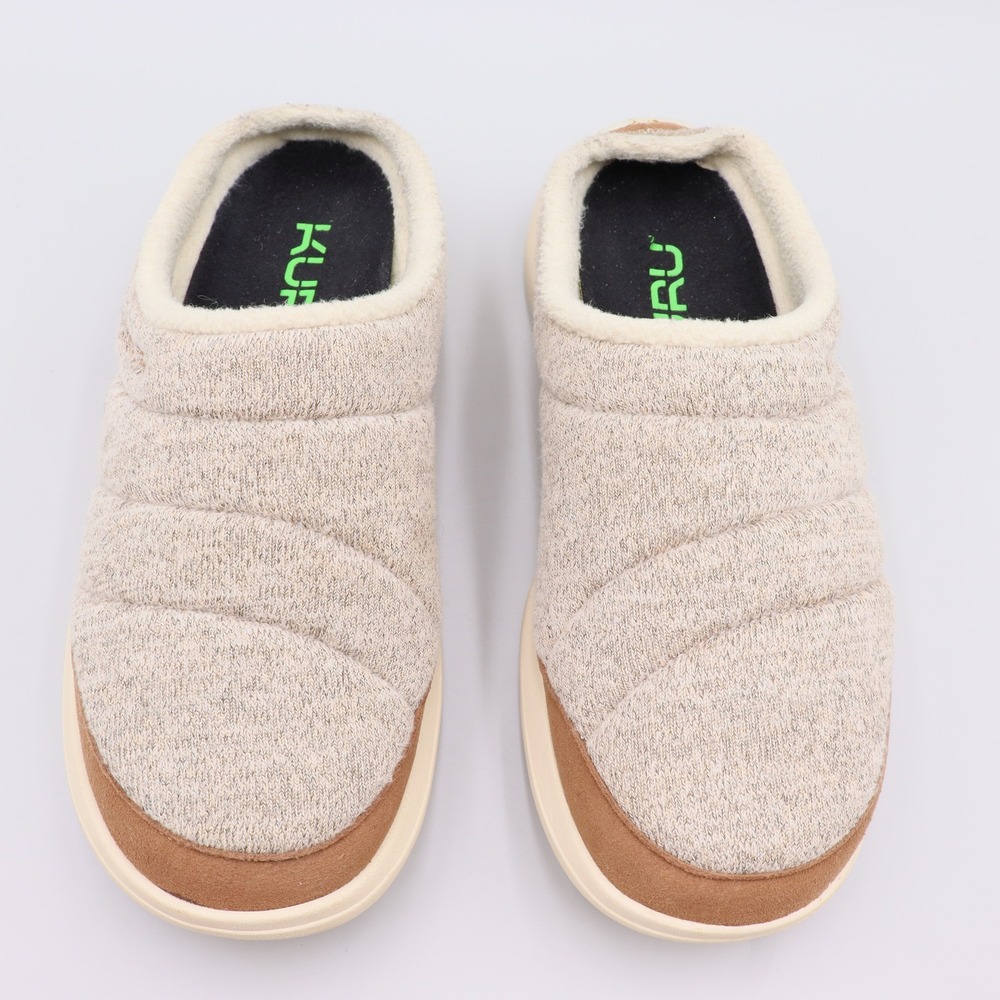 KURU Draft 2 Womens 9.5M Oatmeal Sand Quilted Orthopedic Arch Support Slippers - Picture 2 of 8
